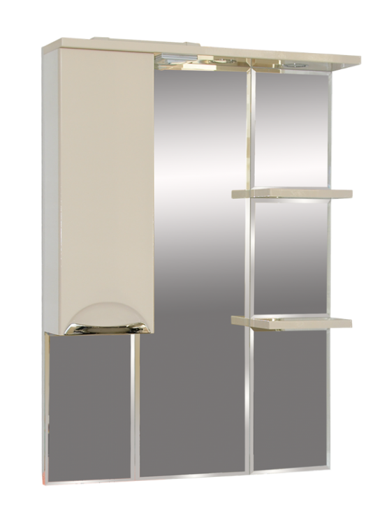 Зеркальный шкаф Misty Жасмин 75 П-Жас02075-031СвЛ