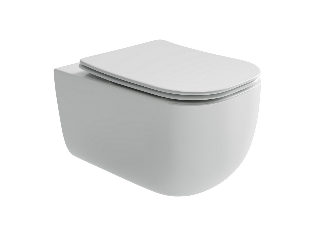 Подвесные унитазы CERAMICANOVA CN3013 Подвесной унитаз Noel Rimless, глубокий смыв, с крепежом для полностью скрытого монтажа