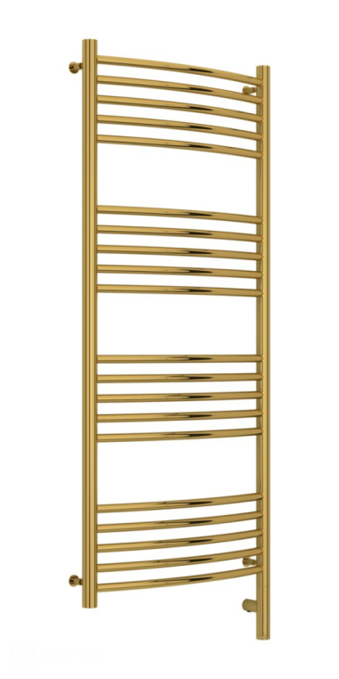 Электрический полотенцесушитель Сунержа Богема 3.0 выгнутая 1200x500 МЭМ Пр. золото (03-5803-1250)