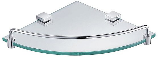 Полка в ванную стеклянная Timo Selene 10073/00 хром