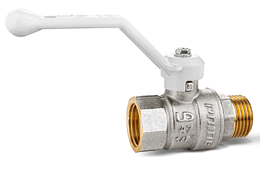 Кран шаровой LD 3/4" ВН (рычаг) серия Pride 47.20.В-Н.Р (white) (47.20.В-Н.Р (white))