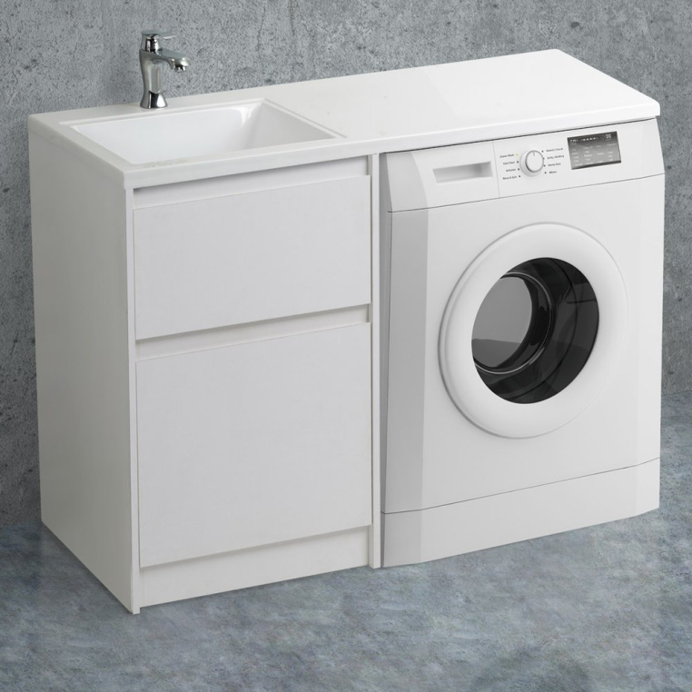 Тумба под раковину BelBagno Kraft-LVD 60 bianco opaco (KRAFT-LVD-580/1200-2C-PIA-BO)