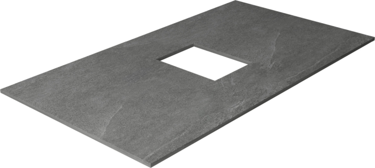 Мебель для ванной Stworki Карлстад 90 дуб рошелье, роверелла, в стиле лофт, серая, под дерево, российская