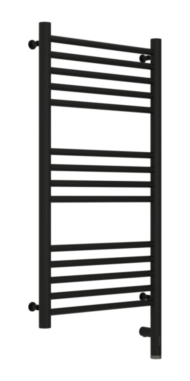 Электрический полотенцесушитель Сунержа Богема 3.0 прямая 800x400 МЭМ Пр. матовый черный (31-5805-8040)
