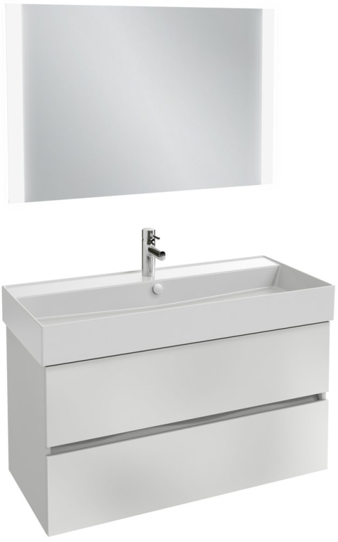 Комплект мебели Jacob Delafon Tolbiac 100 белый лак (EB2383-J5+EXUA112-00+EB1416-NF)