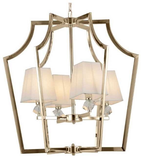 Подвесная люстра LUMINA DECO Montero LDP 1249-4 GD+WT