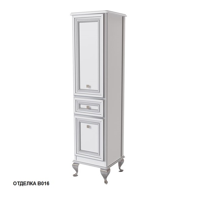 Шкаф-пенал Caprigo Fresco 42 см bianco alluminio 10650L-В016