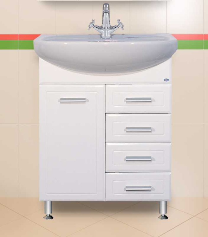 Тумба под раковину Misty Стелла 61x70 Э-Сте01065-014Я