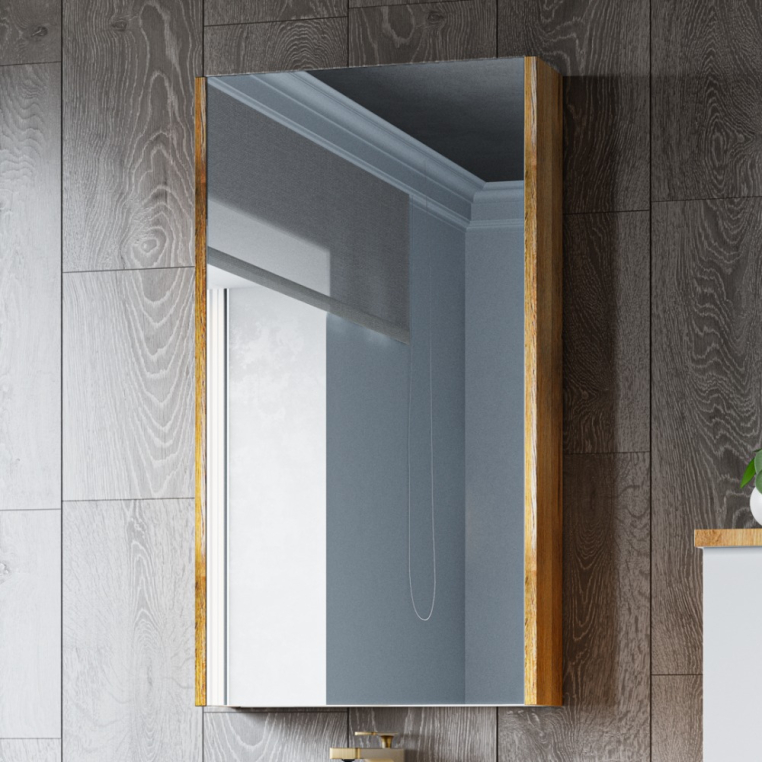 Зеркальный шкаф Misty Ива 45 левый