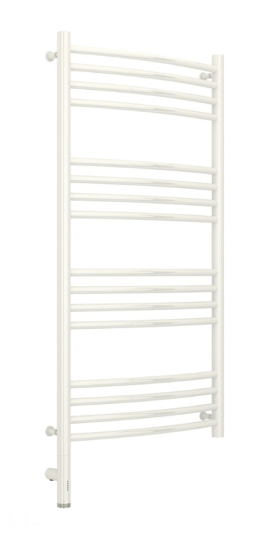 Электрический полотенцесушитель Сунержа Богема 3.0 выгнутая 1000x500 МЭМ Лев. белый (12-5802-1050)