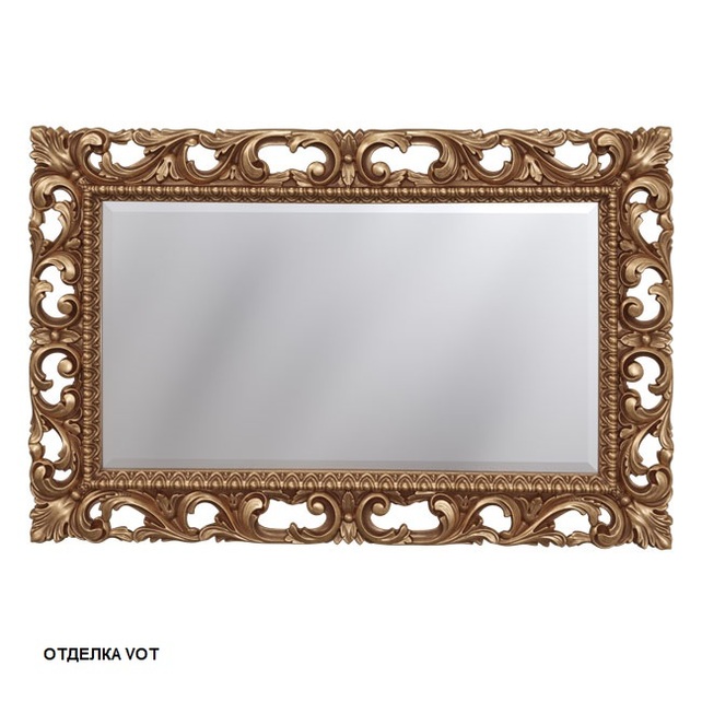 Зеркало прямоугольное 114x74 Caprigo PL106-1-VOT бронза