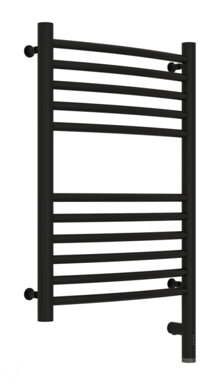 Электрический полотенцесушитель Сунержа Богема 3.0 выгнутая 600x400 МЭМ Пр. матовый черный (31-5803-6040)