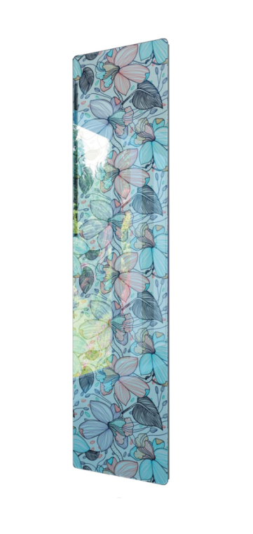 Дизайн-радиатор Varmann Solido Glass 1820x450 DS панель из закаленного стекла с нанесением рисунка, с нижним подключением по центру (SG 1820.450 DS)