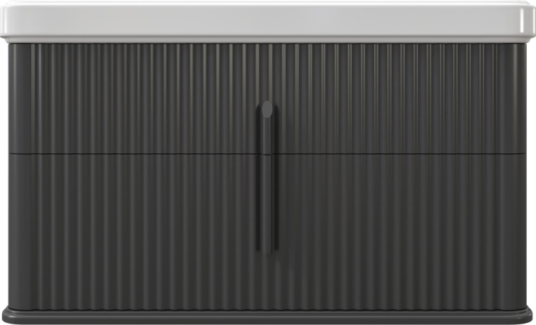 Тумба с раковиной Stworki Молде 95 антрацит