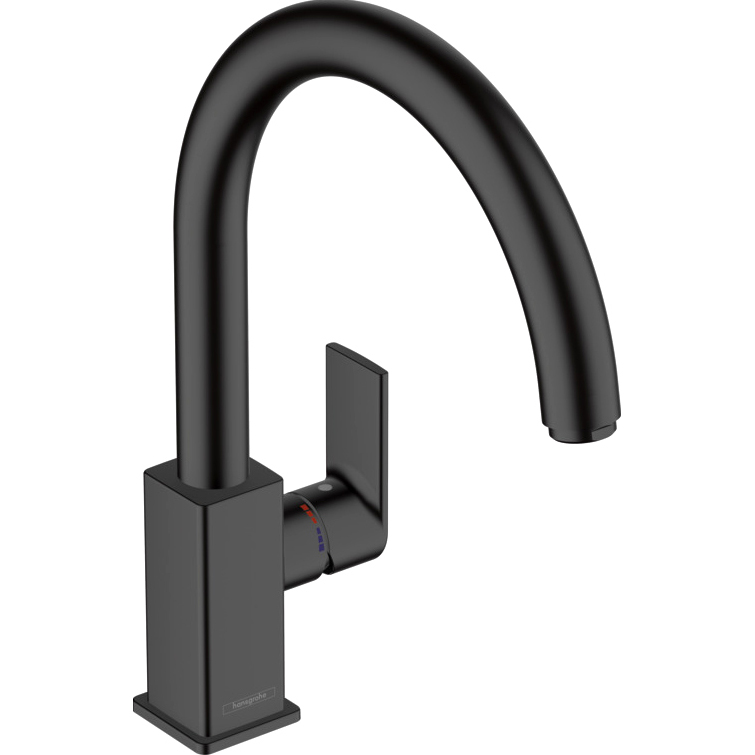 Кухонный смеситель Hansgrohe Vernis Shape M35 71871670 черный