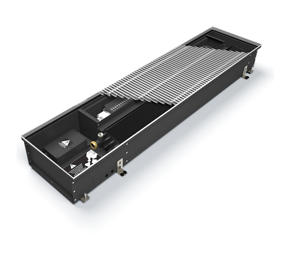 Встраиваемый в пол конвектор Varmann Qtherm HK 310x130x1400 мм (QHK2 310.130.1400 RR U EV1)