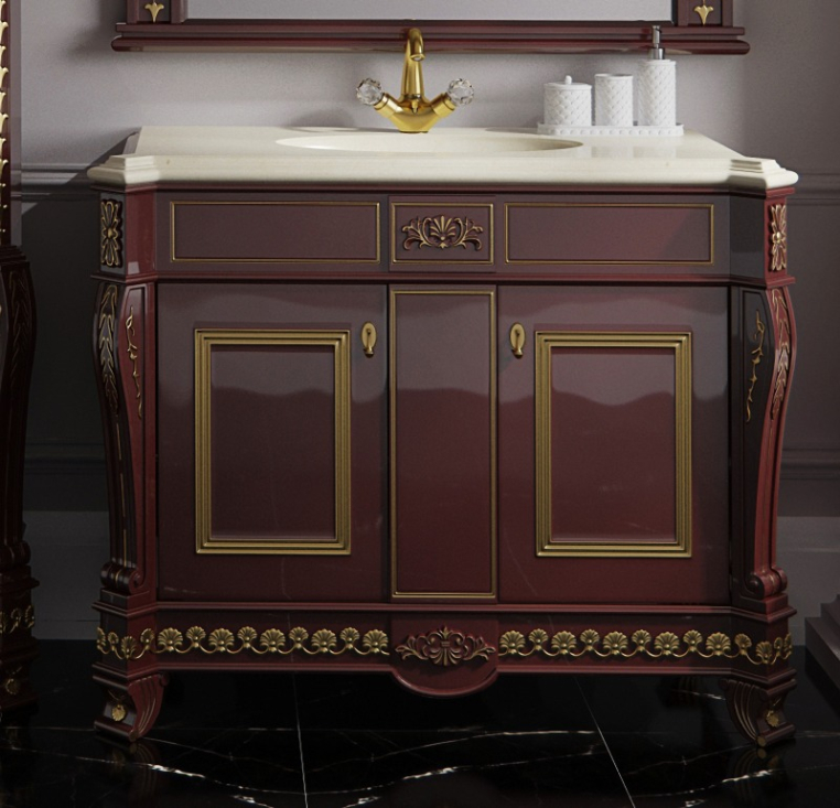 Тумба под раковину Misty Мануэлла GOLD 116 Л-Ман01120-5658Пр