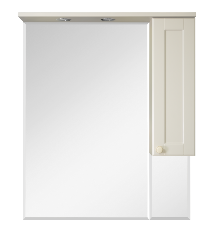 Зеркальный шкаф Misty Латте-85 П-Лат02085-032П правый