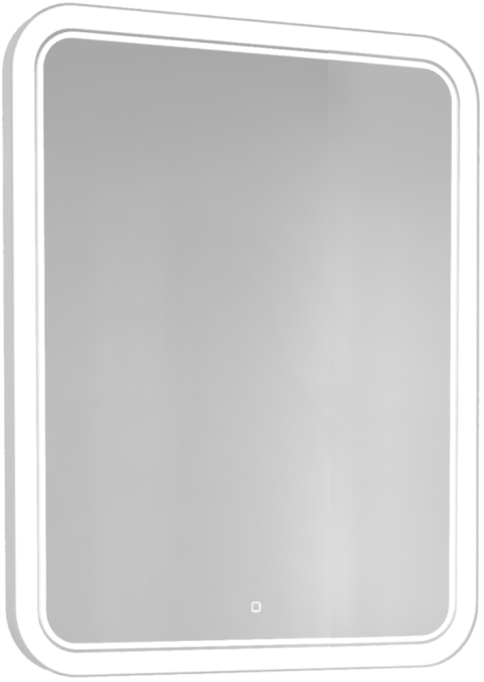 Мебель для ванной Stworki Берген 80 серая со светлой столешницей, раковина Bocchi Slim Line 1599-061-0126 глянцевая