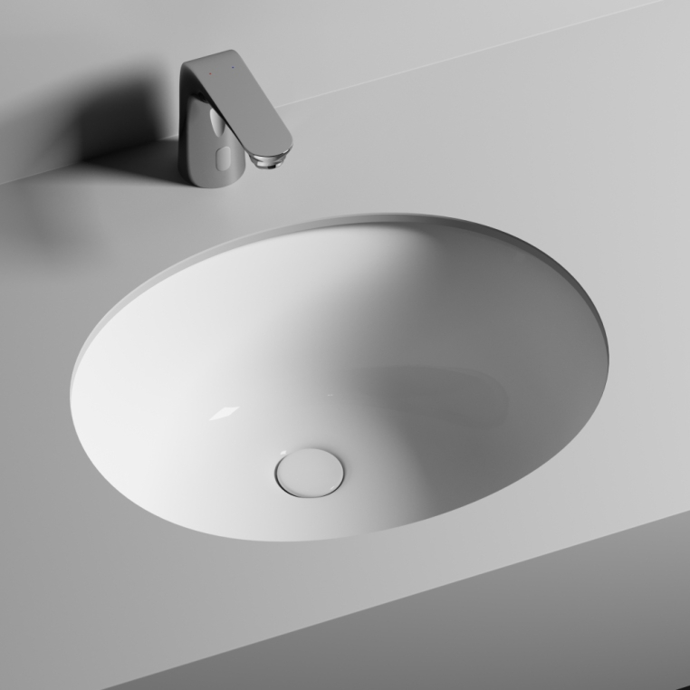 Раковина встраиваемая снизу под столешницу Ceramica Nova Element овальная CN6042
