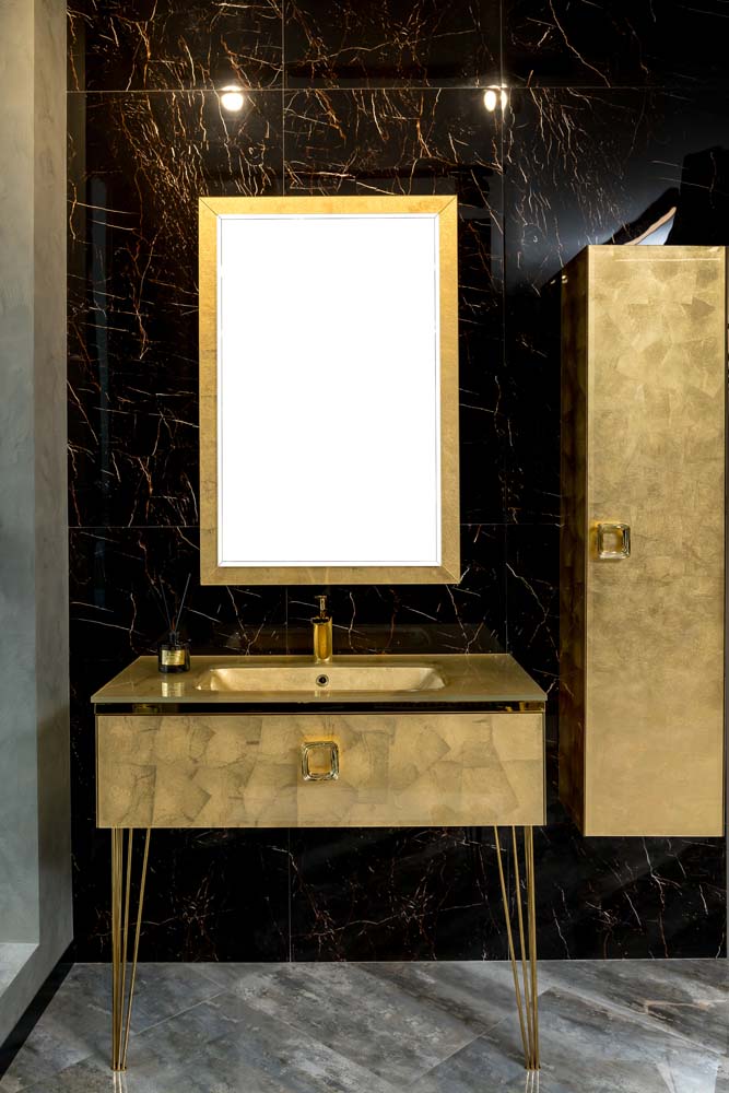 Консоль LUCIDO 80 см Поталь GoldFoil