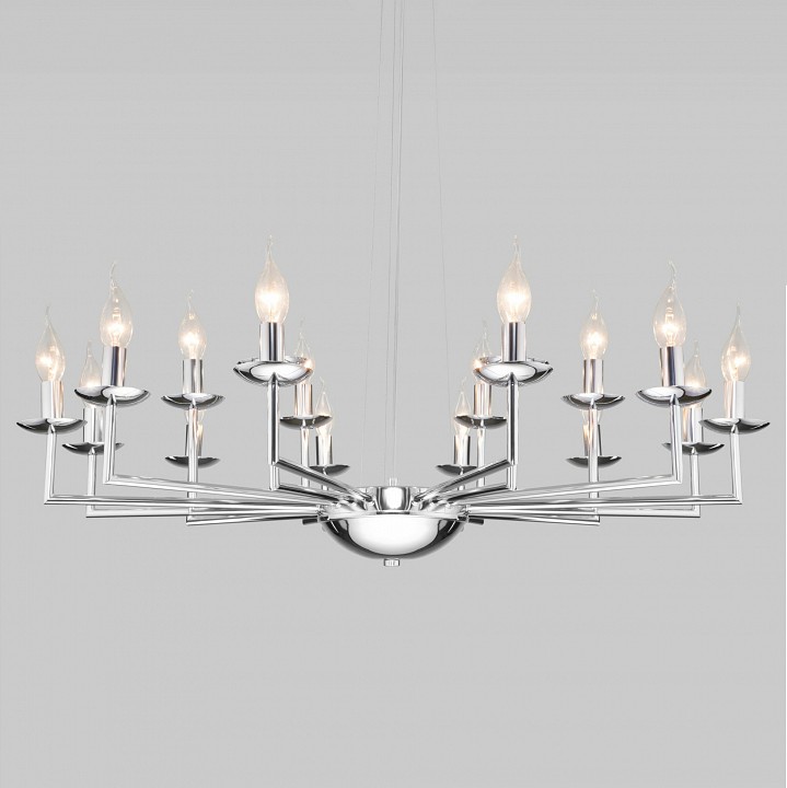 Подвесная люстра Eurosvet Cariso 60150/18 хром