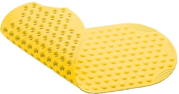 Противоскользящий коврик для ванной Ridder Tecno+ 38x89 68104 желтый