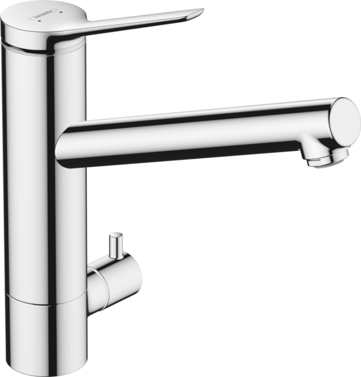 Кухонный смеситель Hansgrohe Zesis M33 1jet с запорным вентилем