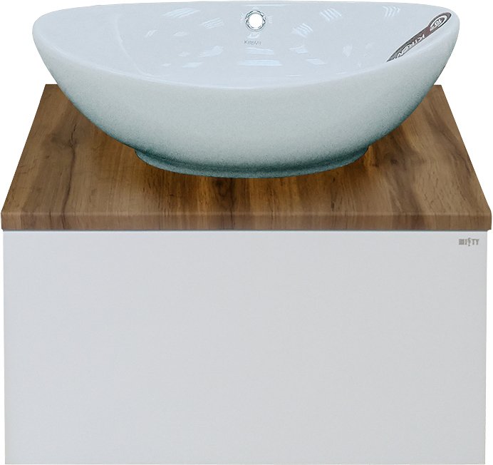 Тумба под раковину подвесная 1 ящик Misty Ива 60 П-Ива-01060-951Я