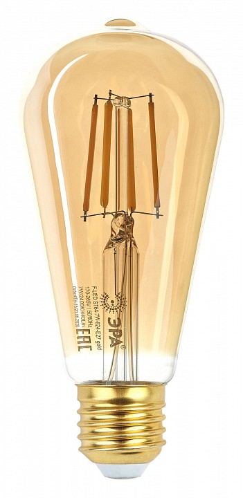 Лампа светодиодная Эра F-LED E27 7Вт 2400K Б0047664