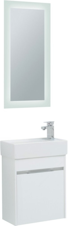 Комплект мебели Aquanet Лидс 50 белая (00239741+00182338+159095)