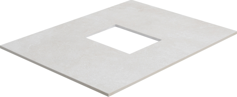 Мебель для ванной Stworki Карлстад 60 дуб рустикальный, простоун беж, в стиле лофт, под дерево, подвесная, российская