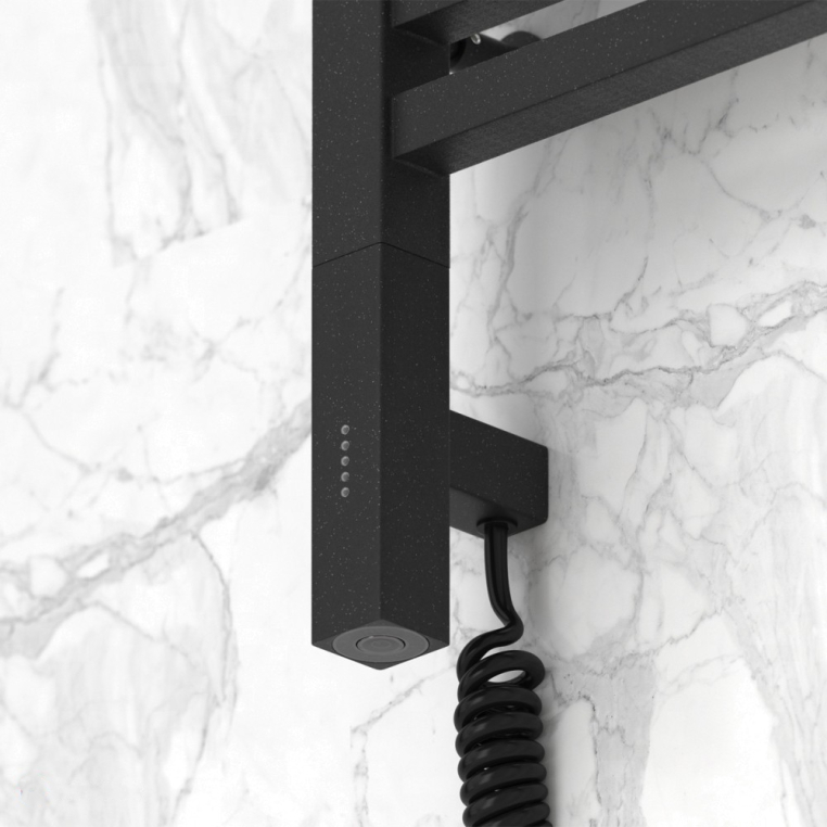 Электрический полотенцесушитель Сунержа Модус 3.0 500x400 МЭМ Лев. темный титан муар (15-5700-5040)