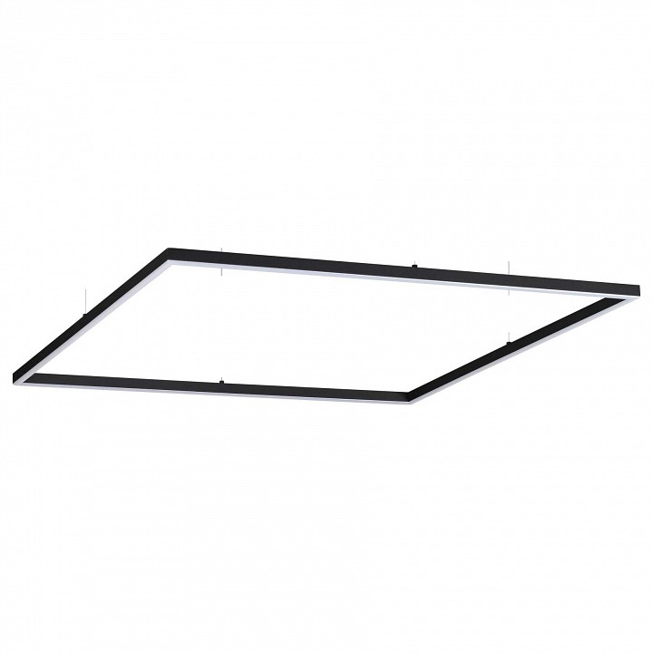 Подвесной светильник Ideal Lux Oracle ORACLE SLIM D90 SQUARE BK 3000K