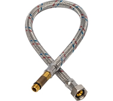 STOUT Гибкая подводка для воды M 10 (35мм) х ВР 3/8, длина 500 мм (SHF-0036-351010)