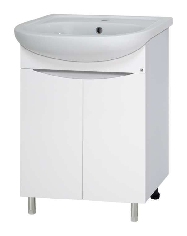 Тумба под раковину Misty Смайл 60 белая