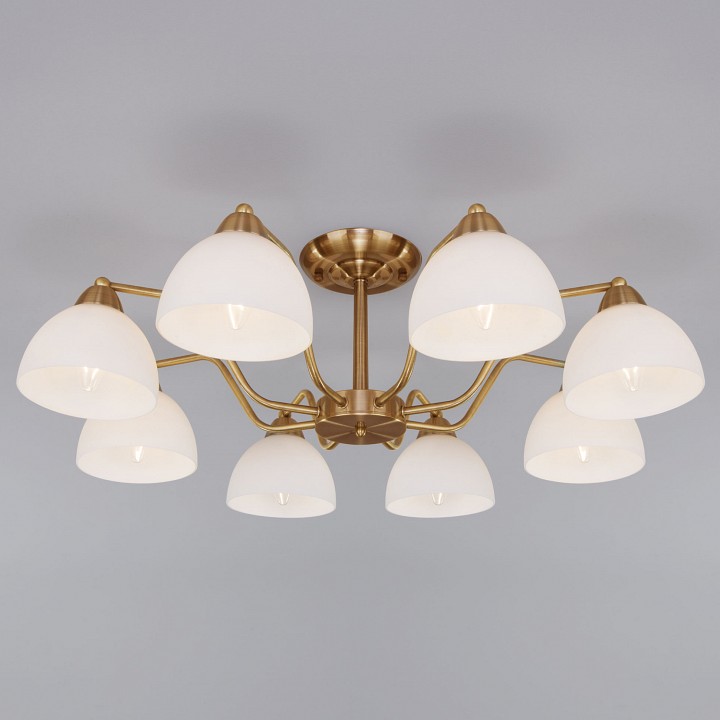 Люстра на штанге Eurosvet Carissa 30172/8 античная бронза