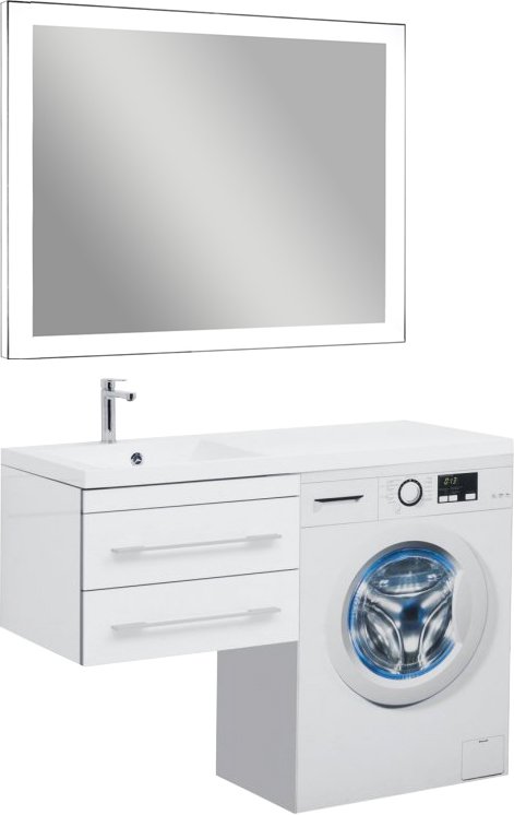 Комплект мебели Aquanet Верона 120 подвесная белая (176667+00239568+196645)