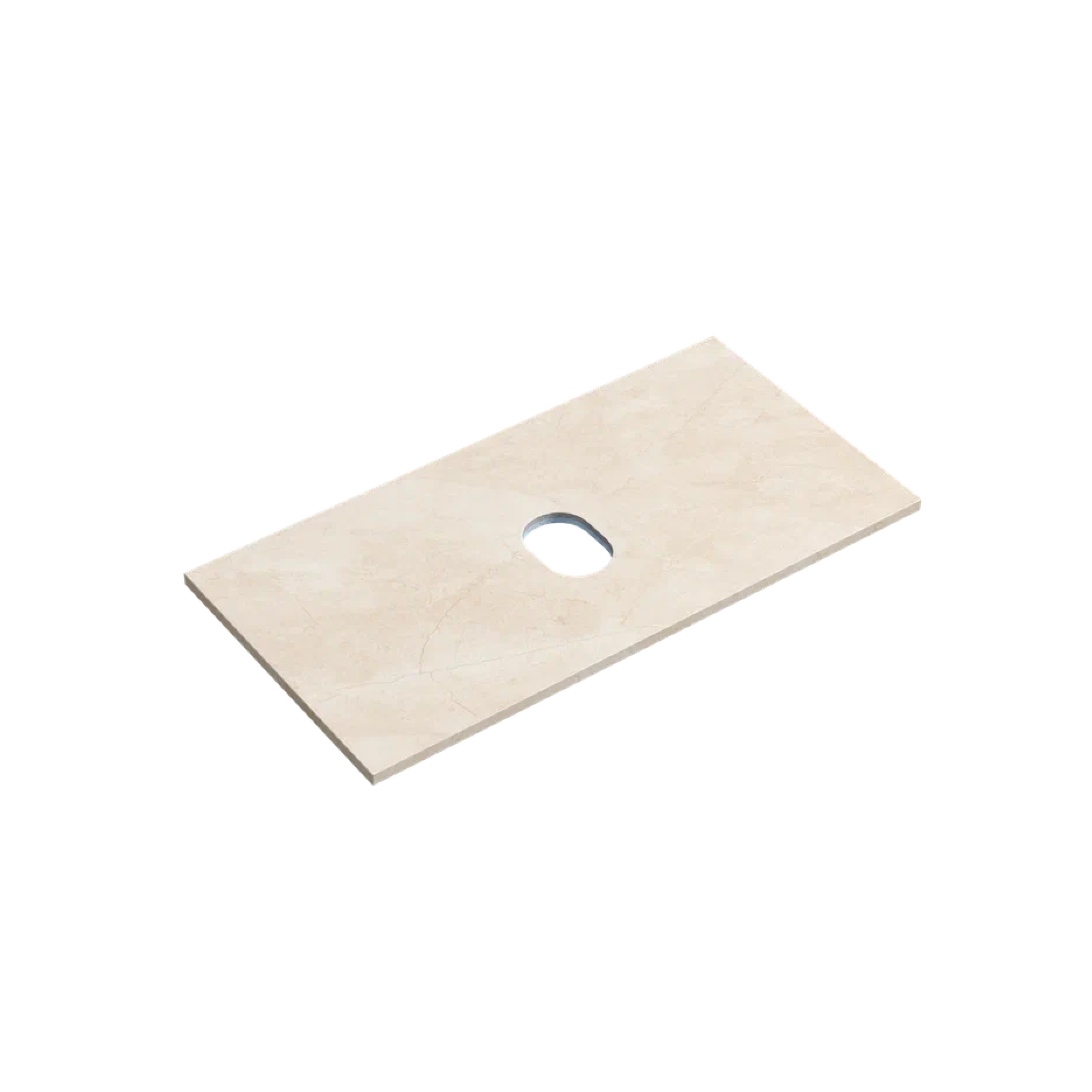 Столешница для ванной комнаты SANCOS 900х460, цвет black sky, арт. TT90A1X