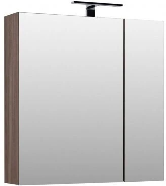 Зеркало-шкаф Aquanet Нью-Йорк 85x85 00203954 орех