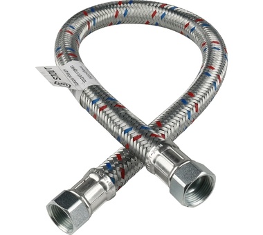 STOUT Гибкая подводка для воды ВР 3/4 х ВР 3/4, длина 800 мм (SHF-0308-182020)