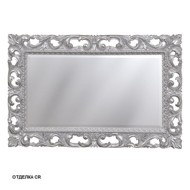 Зеркало прямоугольное 114x74 Caprigo PL106-1-CR серебро