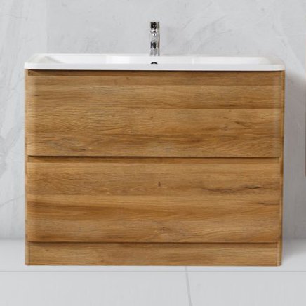Тумба под раковину BelBagno Albano 100 напольная rovere rustico (ALBANO-1000-2C-PIA-RR)