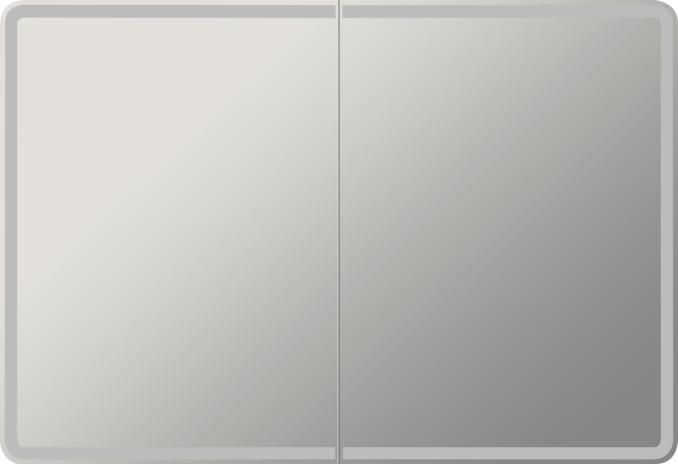 Мебель для ванной Stworki Берген 60 серая со светлой столешницей 122, раковина Moduo 55 Leaf, R
