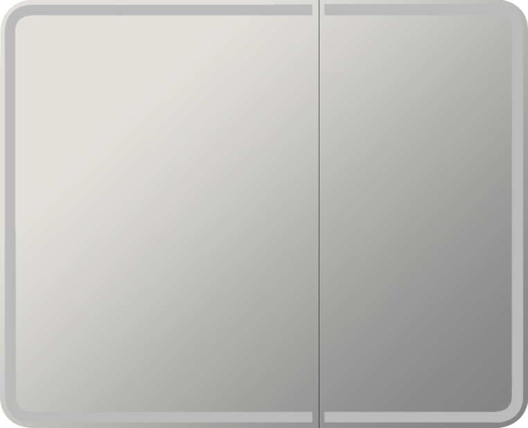 Мебель для ванной Stworki Берген 100 белая с темной столешницей, раковина Moduo 55 Leaf