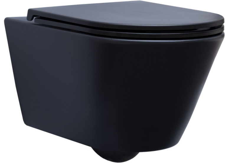 Подвесной унитаз Aquanet Lake с микролифтом, безободковый LAKE-WB