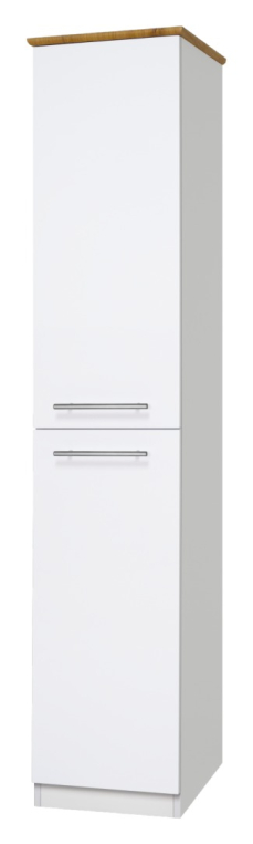 Шкаф-пенал Misty Респект 35 с бельевой корзиной левый