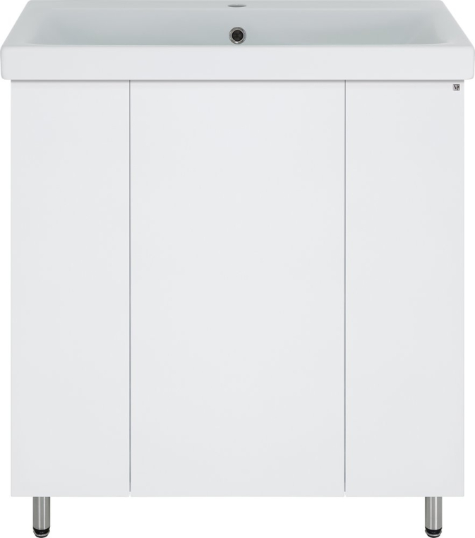 Тумба с раковиной Misty Лира 80 напольная (Пр-Лир06080-50+S-UM-MOD80/1)