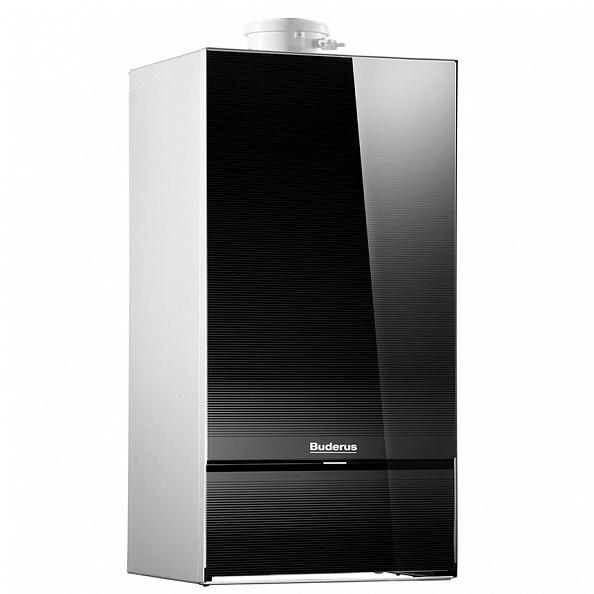 Настенный конденсационный газовый котел Buderus Logamax Plus GB172-24i, 24 кВт, одноконтурный, черный (7736901148)