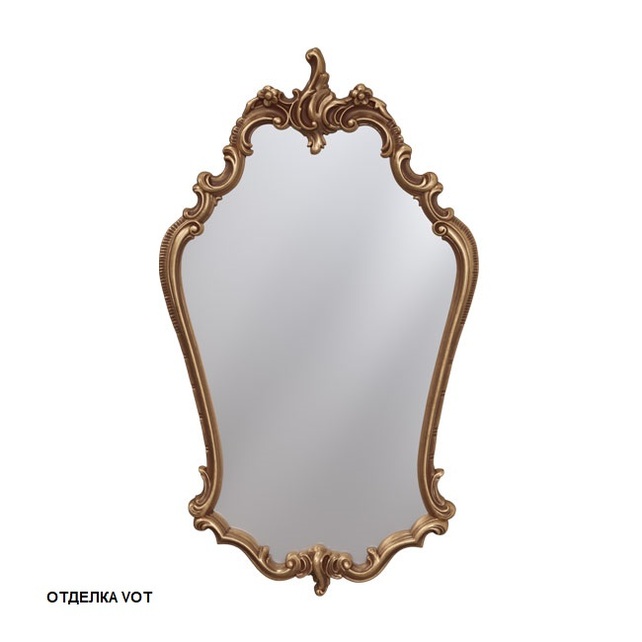 Зеркало асимметричное 54x92 Caprigo PL415-VOT бронза